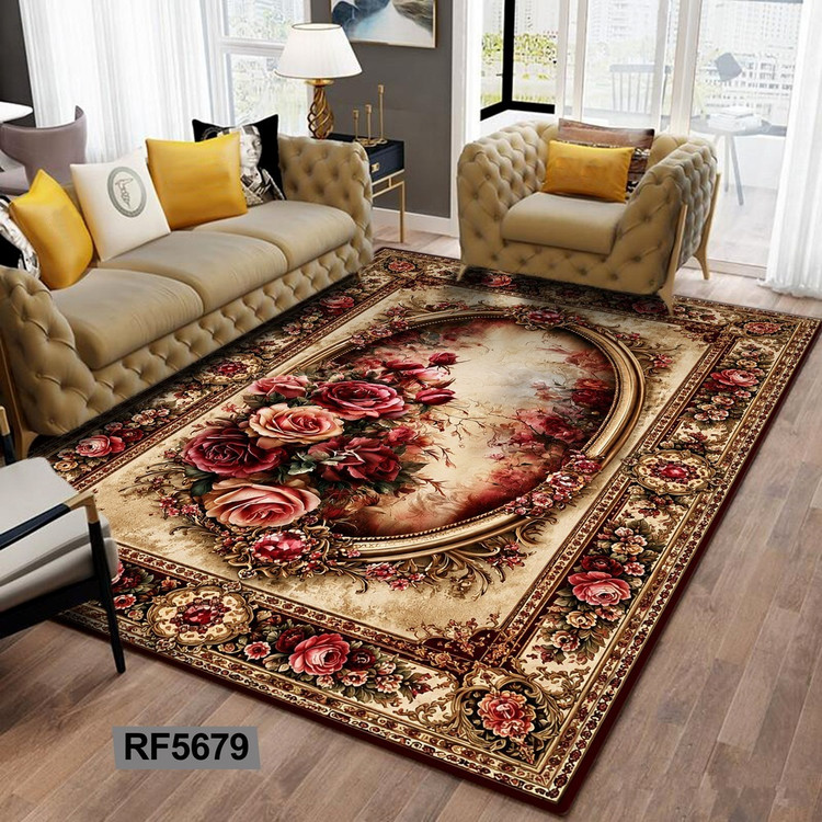 روفرشی کشدار مخمل/کاورفرش طرح جدید کد۵۶۷۹